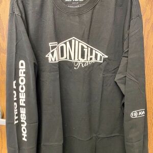 New Men’s M A$AP Rocky AWGE Midnight Studios Rave House Record Long Sleeve Tee